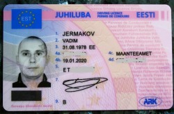 But Estonia drivers license online