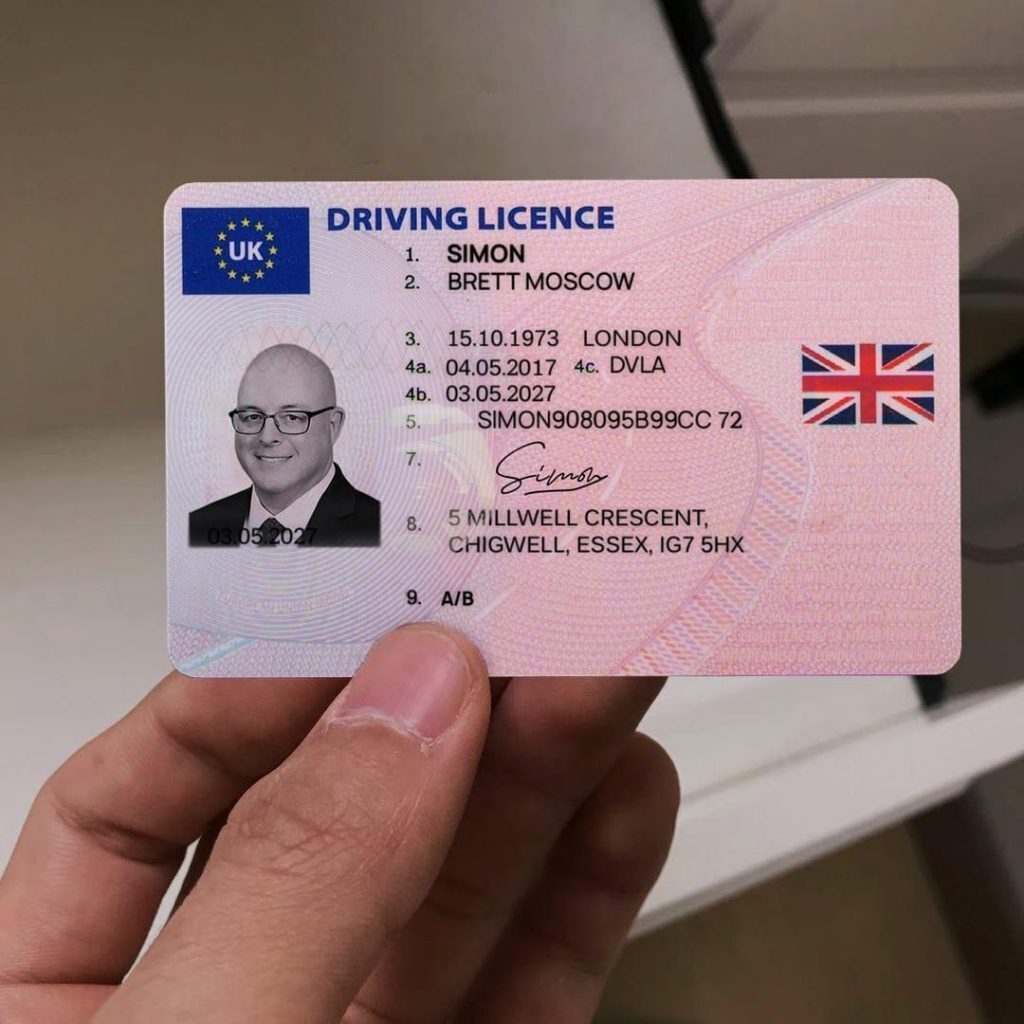 Buy UK drivers license